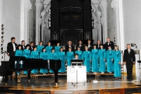 Choirmaster Vlastimil Nedoma (on the right) in 2005