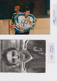 Peter Veselovský in France, 1999 and Captain of the team in Košice, 1990
