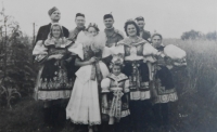 Slavnosti ke sjednocení tělovýchovy v Moravičanech v roce 1946