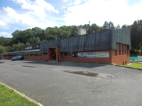 The sports hall TJ Spartak Rokytnice nad Jizerou, which was built by Slavomil Braun
