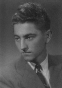 Jiří Boháč ještě jako student chotěbořského gymnázia, 1947/1948