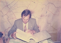 René Matoušek po roce 1989 při práci