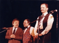S Karlem Šípem a Jaroslavem Uhlířem, 1991