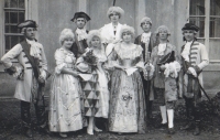 Ledeč Theater Association, in which Růžena Muchová's mother was also involved. Second from the left in the photo.