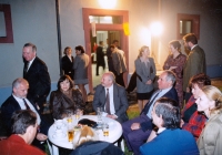 Anna Röschová na kongresu ODS mimo jiné s Milanem Uhdem a Tomášem Ježkem po roce 1991