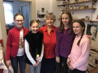 Pamětnice Miloslava Pangrácová při natáčení pro Paměť národa