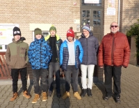 Josef Doškář s žáky ze ZŠ U Lesa