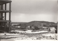 Construction of new pavilions on the premises of the Pioneer Institute of the SSM, Seč, 1985