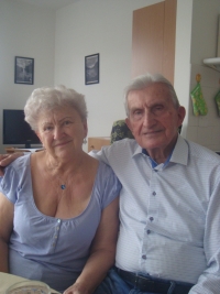 Josef Svoboda se svou družkou, 4. února 2020