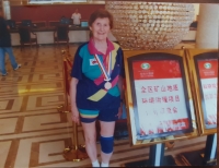 During a senior championship in China
