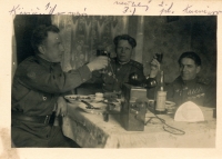 1945, květen, Olovnice, Řehovi zde byli evakuováni v rodině Brtnů po náletech v Kralupech