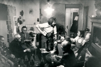 Doma v Třebonicích s přáteli