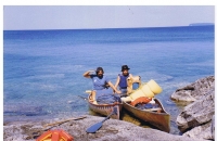 L. Štipl na dovolené, jezero Ontario, 1985
