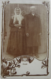 Husband's grandparents from Markvartovice - the Gajdas