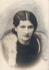 Her mother Marie Bubílková, probably before marriage
