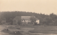 Gregor Haus - dům rodiny Pachlatkových, Unterwald č.p.37 (rok 1946)