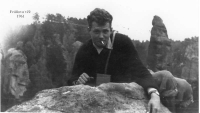 Na Fráňově věži v roce 1961