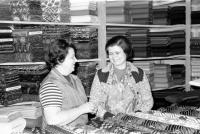 A shop in the Textilana Factory, 1977