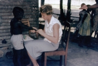 Věra Zikmundová is evaluating tuberculin skin tests in Congo.