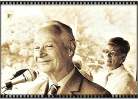 Pavel Polka with Alexander Dubček (1990)
