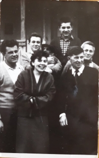 Hana Vondrášková s přáteli, 1959