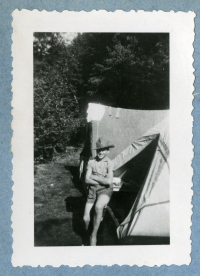 Tábor obnoveného 7. oddílu katolických skautů, léto 1945, Šumava