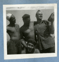 Rota X jednotek PTP při práci, Kroměříž, 1953