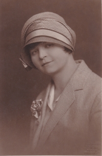 Her mother Růžena Muchová née Kuličová 