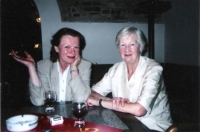 Miroslava Malecká-Svobodová s Ivou Janžurovou, polovina 90. let