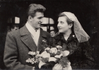 Wedding photograph of Jana Blažejová