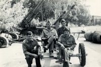 Josef Kaše na vojně v roce 1969