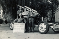 Josef Kaše na vojně v roce 1969