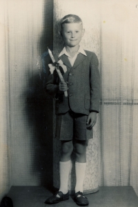 Josef Kaše u svatého přijímání