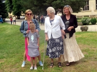 Four generations: Josefa Šánová with her daughter Alena, granddaughter Alena and great-granddaughter, around 2015