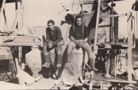 Během služby v Průmstavu, konec 60. let