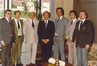 Wolfram Ruhenstroth-Bauer with a Brasilian delegation