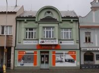 Současný stav bývalého domu rodiny Muchových čp. 71 v Ledči nad Sázavou, říjen 2020