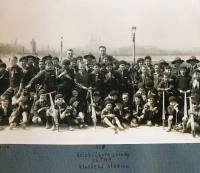 Koloběžkové závody, Letná, 1928