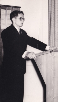 Maturitní řeč na gymnáziu v Ambergu, 1957