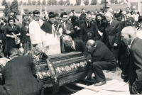 Funeral of Karel Engliš, Hrabyně (1961)