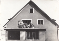 View of the new house, Borová, 1974