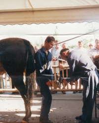 Josef Mlynář se svým synem