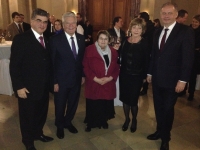 Imrich Donath at the meeting of the presidents of Germany Gauck and Slovakia Kiska