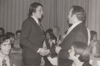 High school graduation 1976