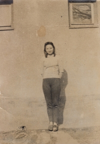 Němčice, Božena Vlčková, cca 1973