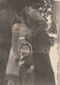 Otakar with his parents