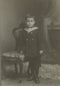 Otec pamětníka Karel Witz před válkou kolem roku 1920