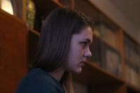 Vnučka Hany Tížkové Jana, při natáčení Příběhů našich sousedů