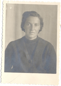 Marta Tsehelska, mother, at a special settlement, 1950s