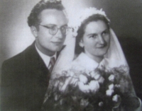 Svatba pamětnice, 1950